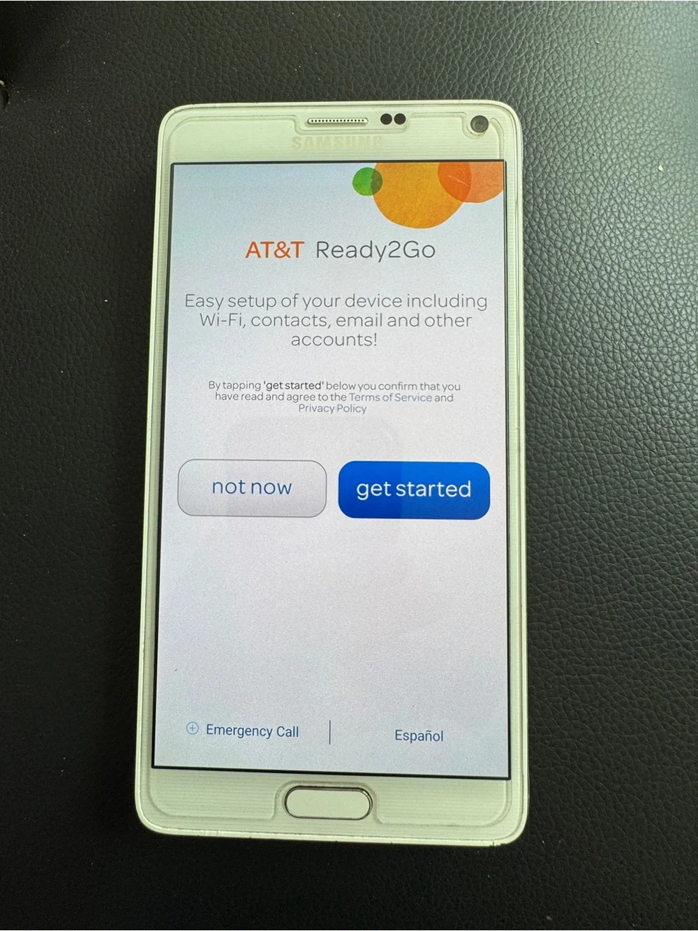 Samsung Galaxy Note 4 AT&T Unlocked 32GB includes stylus.